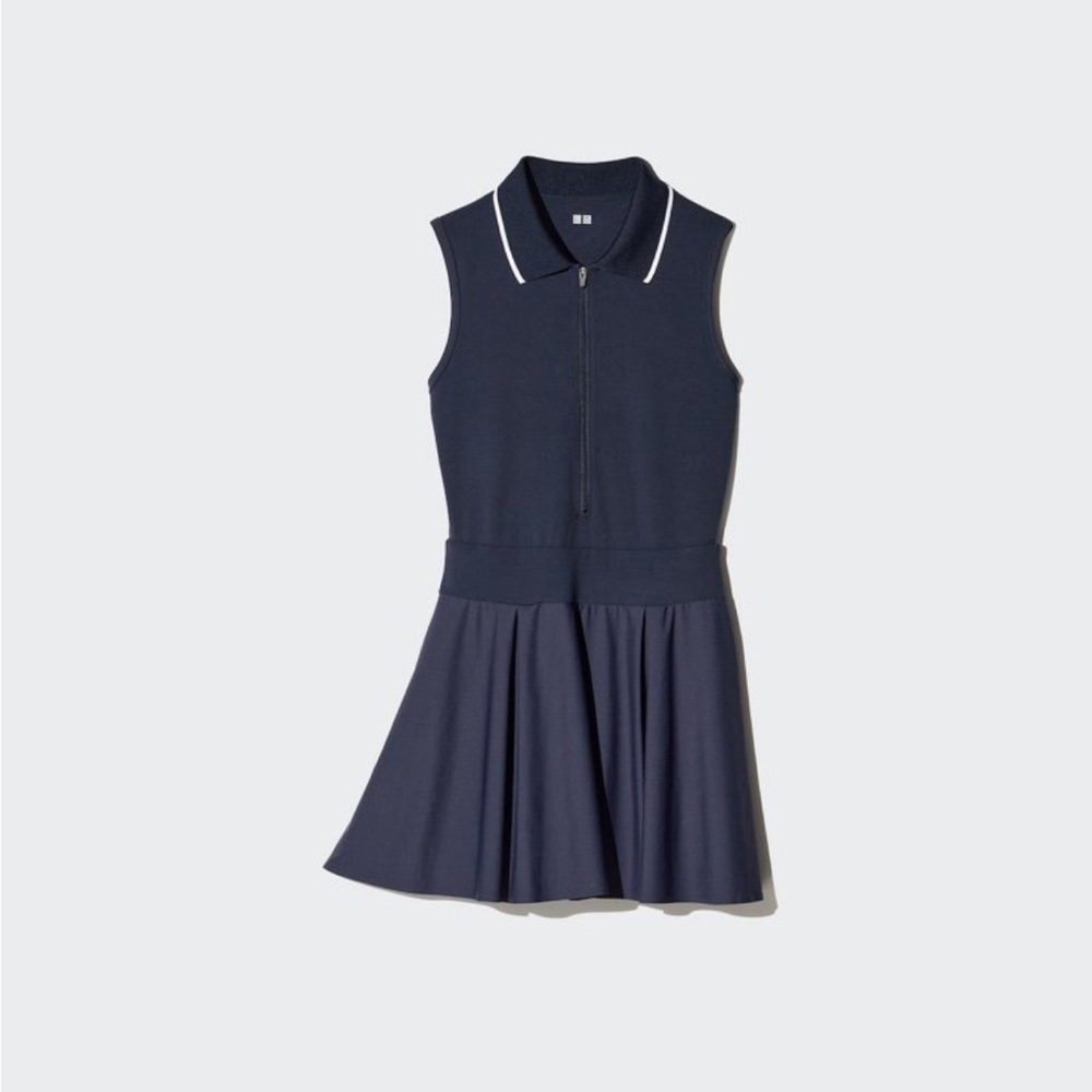 Uniqlo AlRism Soft Polo Dress